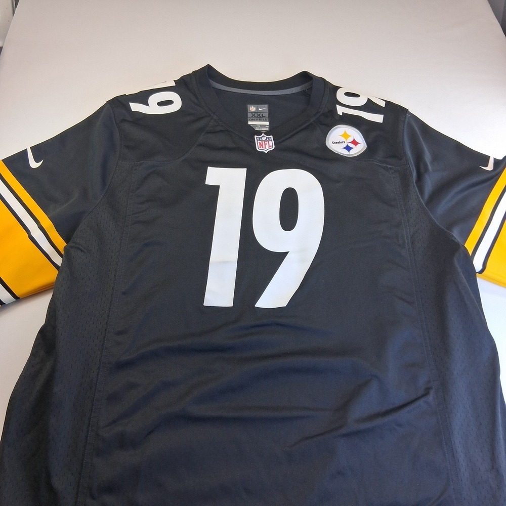 Nike Pittsburgh Steelers Smith-Schuster #19 NFL Jersey Black 2XL Football